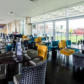 Mattioli Woods Welford Road Event space with pitch view