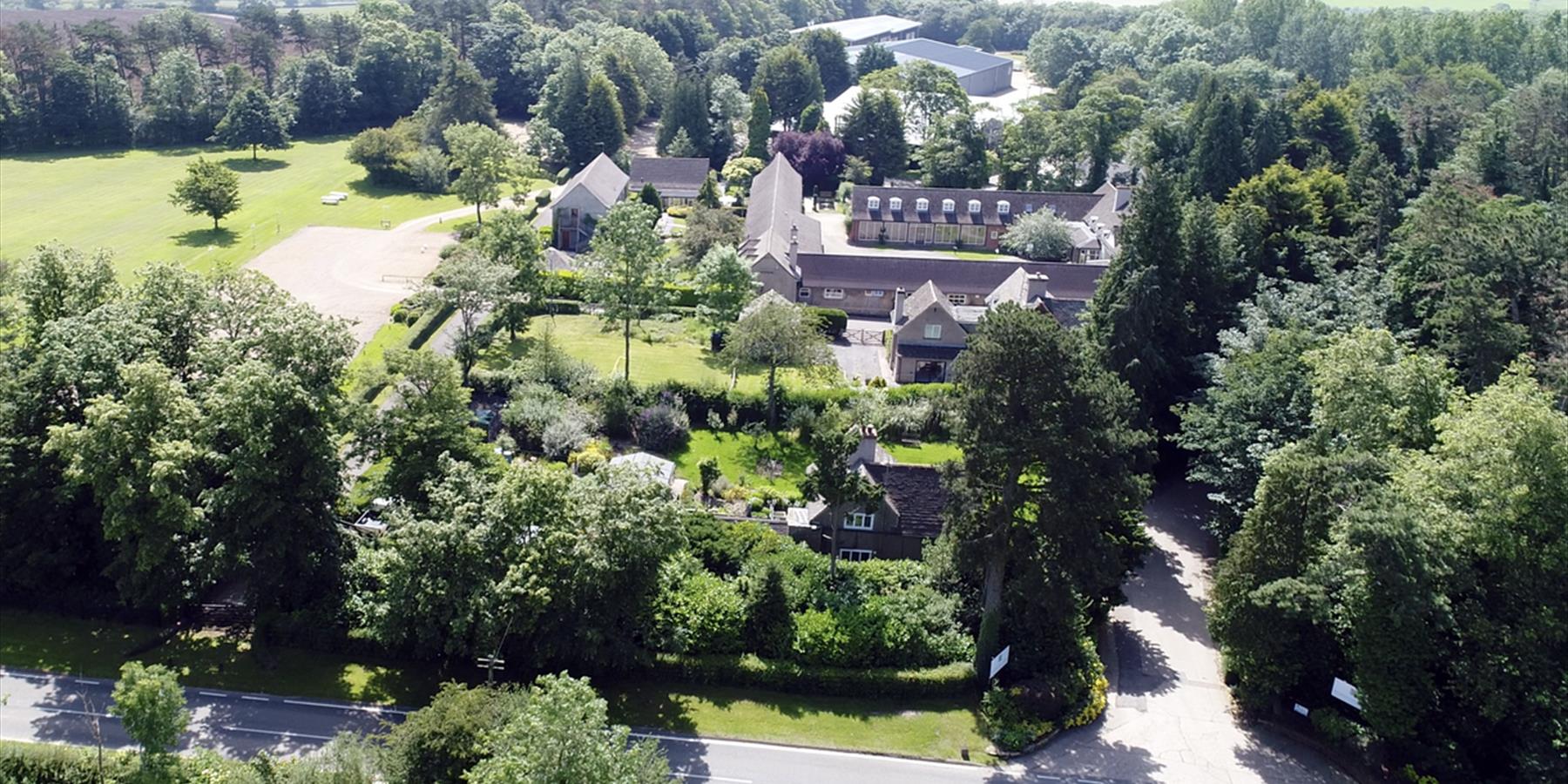 Burrough Court Aerial View
