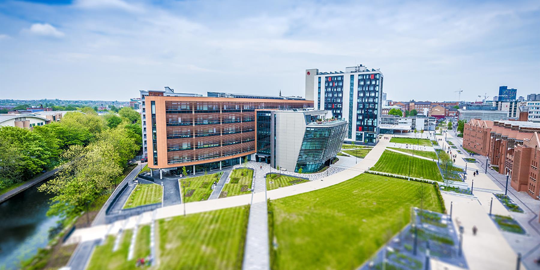 DMU Venues Aerial Shot