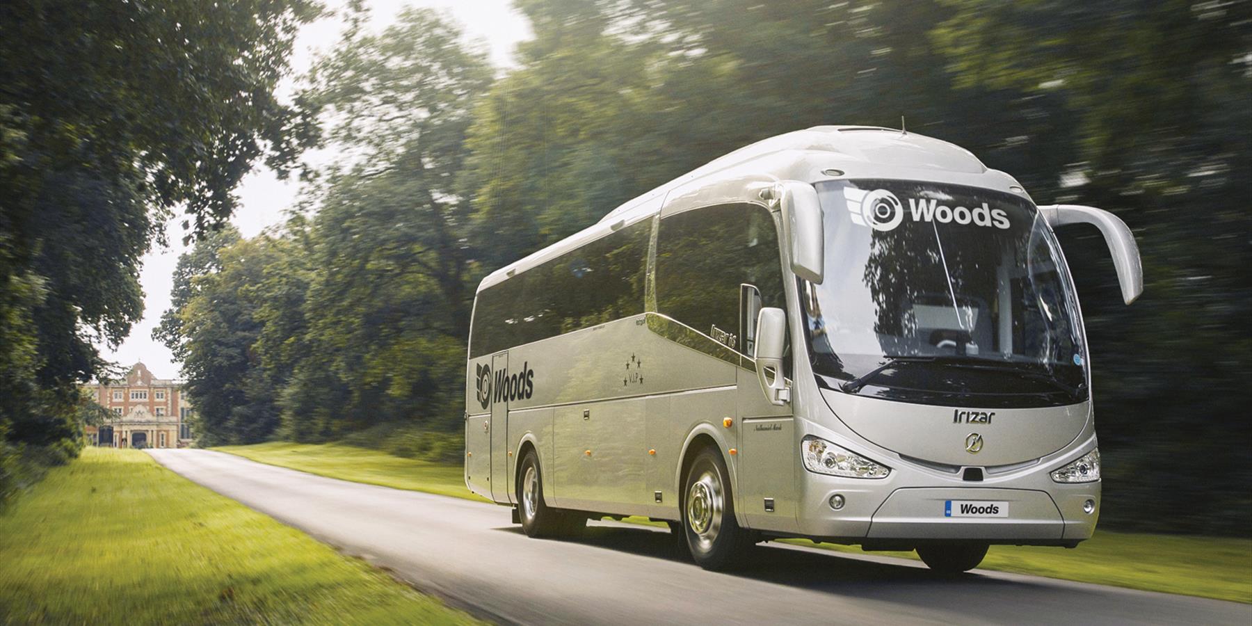Woods coach on road