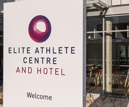 Elite Athlete Centre & Hotel Exterior Sign