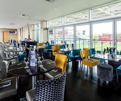Mattioli Woods Welford Road Event space with pitch view
