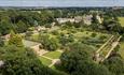 Stapleford Park Country House Hotel Rear Exterior Aerial View