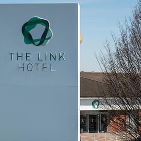 The Link Hotel Welcome Sign